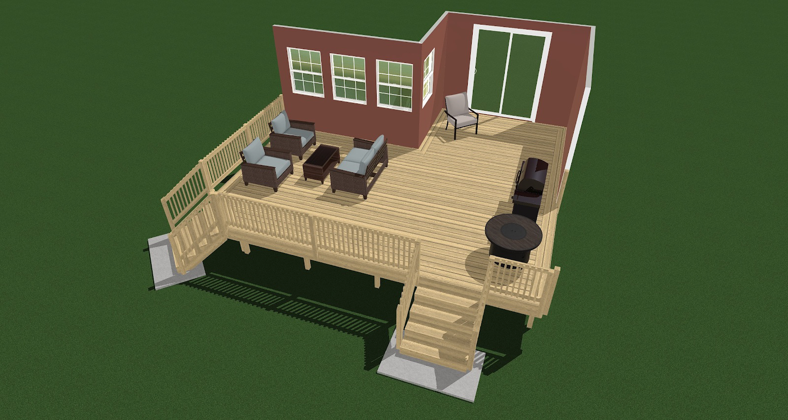 ...so in April we started making deck designs...