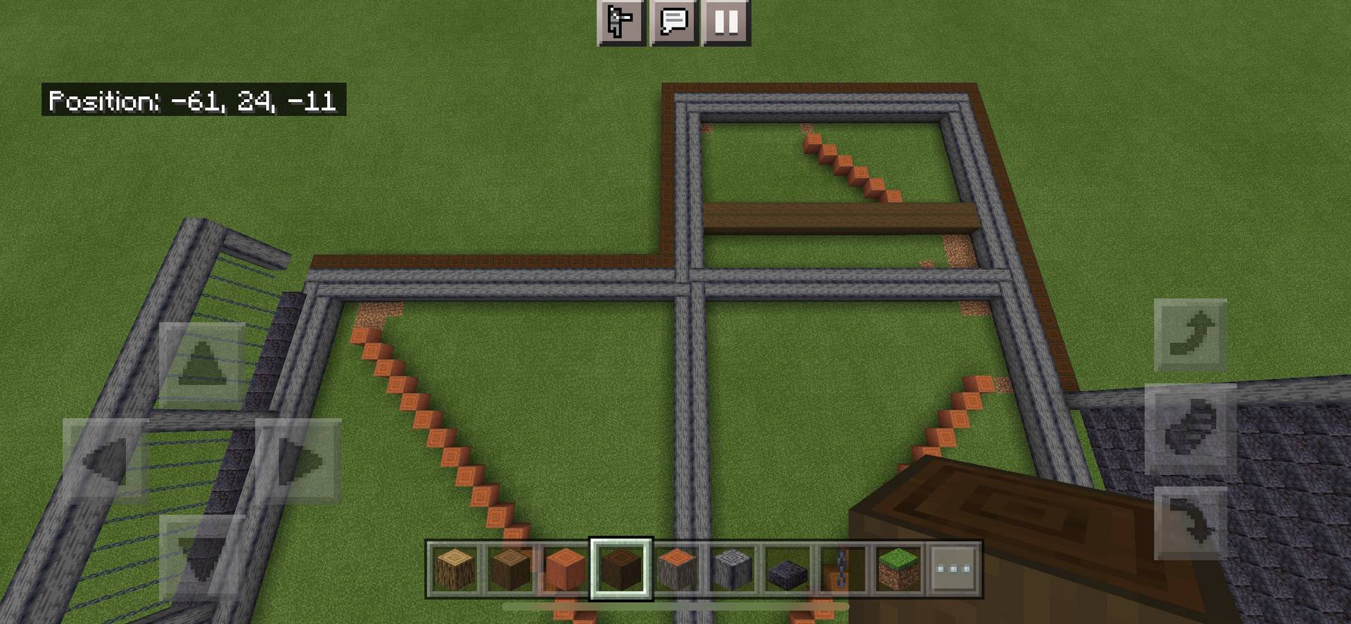 So I broke out Minecraft to model how the picture framing would come together, of course!